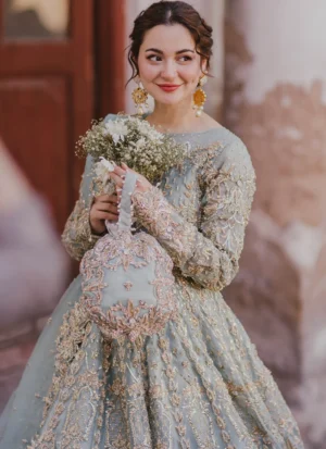 Blue Bridal Lehenga