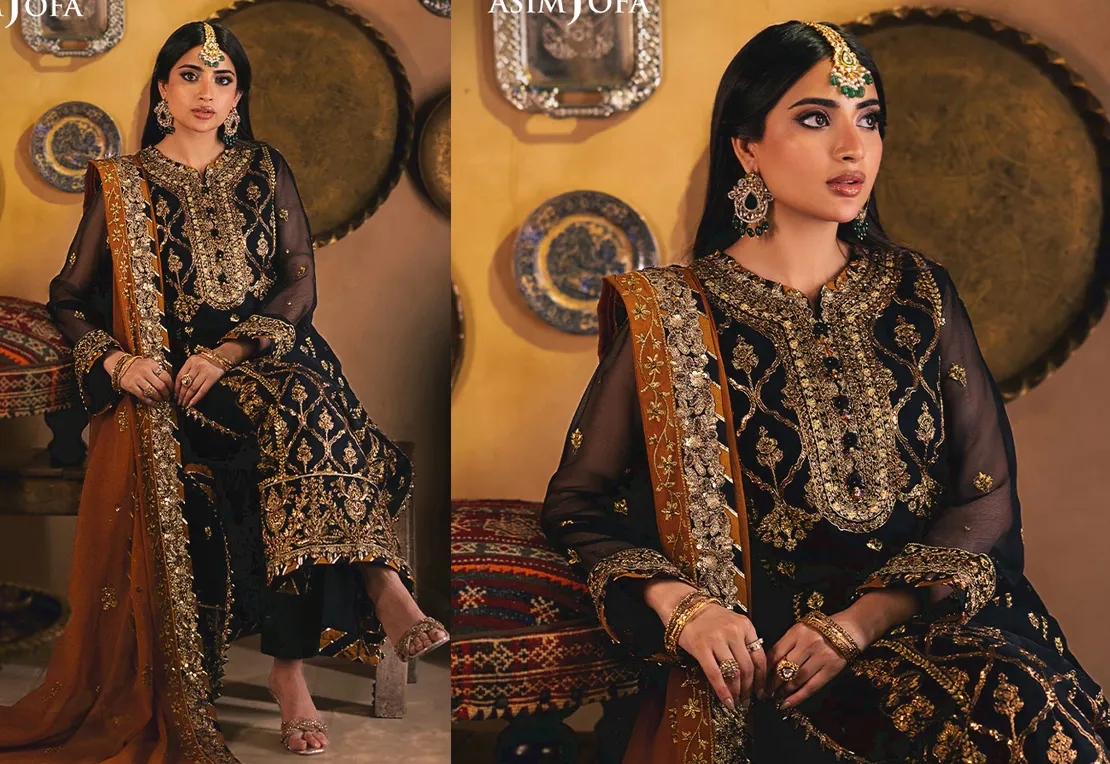 Black Colour Salwar Kameez
