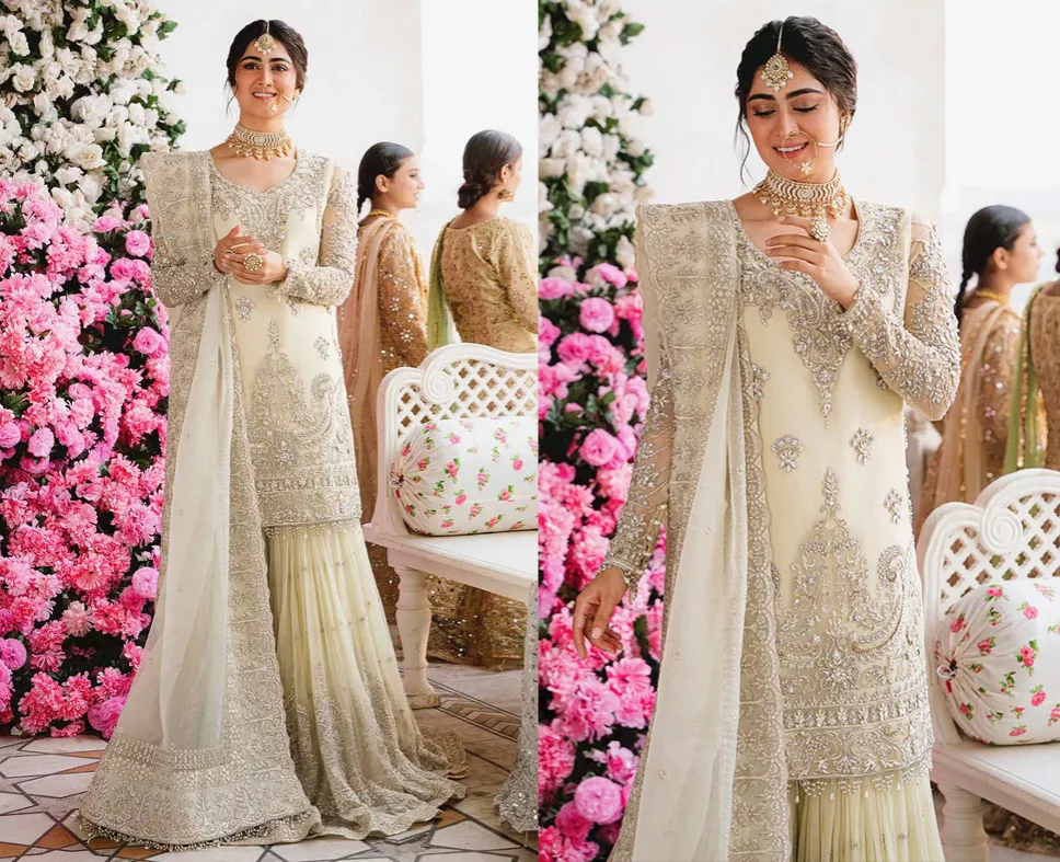 White Sharara Suit for Women
