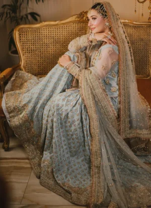 Olive Bluish Gharara