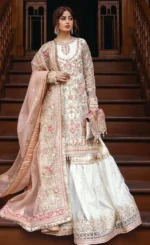 white sharara suit for women