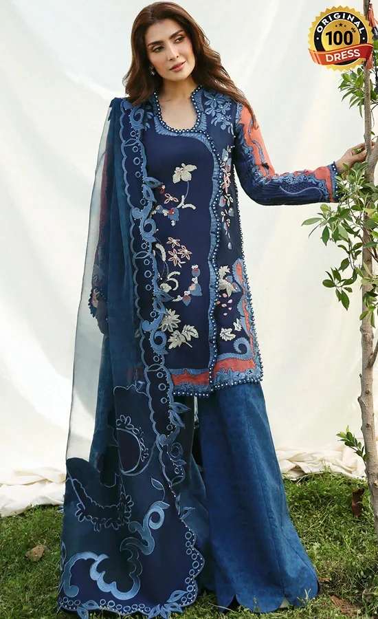 Buy Navy Blue Salwar Kameez For Wedding Guests (1) Buy Navy Blue Salwar Kameez For Wedding Guests (1)