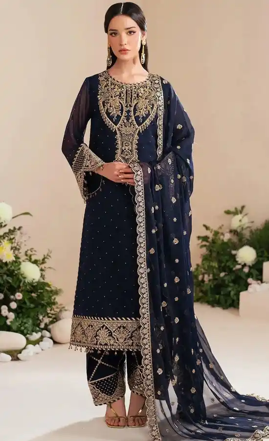 Navy Blue Salwar Kameez For Wedding Guestsss (3) Navy Blue Salwar Kameez For Wedding Guestsss (3)