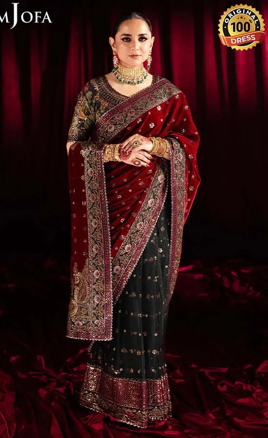 Asim Jofa Saree For Wedding Guests